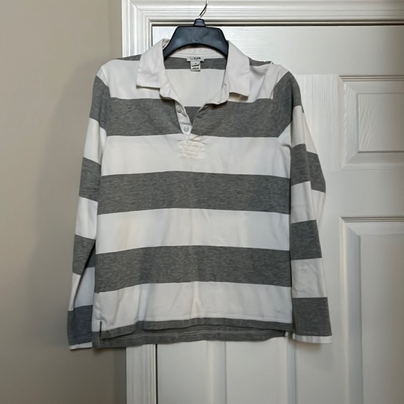 J. Crew Tops J Crew Rugby Shirt Poshmark